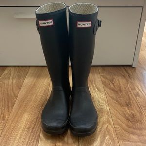 Hunter rain boots - matte black